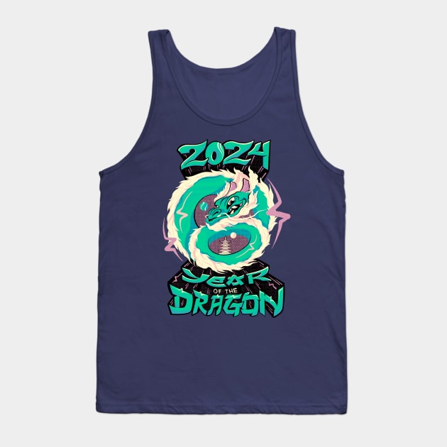 Year of the Dragon Tank Top by paulopazciencia